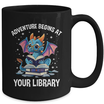 Adventure Begins At Your Library Summer Reading 2024 Dragon Mug | teecentury