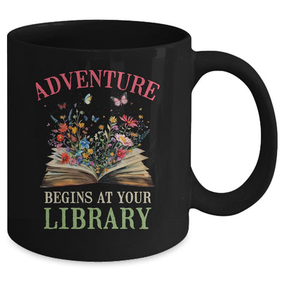 Adventure Begins At Your Library Summer Reading 2024 Flowers Mug | teecentury