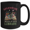 Adventure Begins At Your Library Summer Reading 2024 Flowers Mug | teecentury