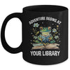 Adventure Begins At Your Library Summer Reading 2024 Frog Mug | teecentury