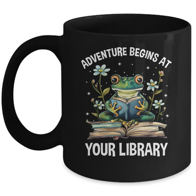 Adventure Begins At Your Library Summer Reading 2024 Frog Mug | teecentury