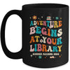 Adventure Begins At Your Library Summer Reading 2024 Groovy Mug | teecentury