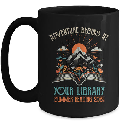 Adventure Begins At Your Library Summer Reading 2024 Vintage Mug | teecentury