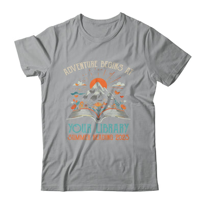 Adventure Begins At Your Library Summer Reading 2025 Vintage Shirt & Tank Top | teecentury