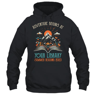 Adventure Begins At Your Library Summer Reading 2025 Vintage Shirt & Tank Top | teecentury