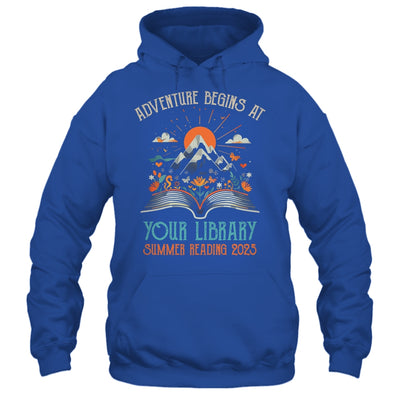 Adventure Begins At Your Library Summer Reading 2025 Vintage Shirt & Tank Top | teecentury