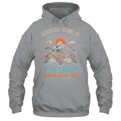 Adventure Begins At Your Library Summer Reading 2025 Vintage Shirt & Tank Top | teecentury