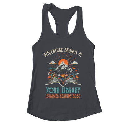 Adventure Begins At Your Library Summer Reading 2025 Vintage Shirt & Tank Top | teecentury