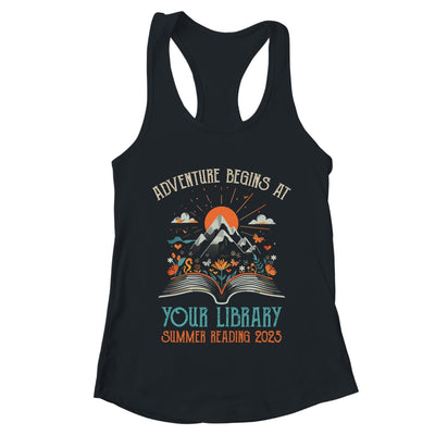 Adventure Begins At Your Library Summer Reading 2025 Vintage Shirt & Tank Top | teecentury