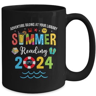 Adventure Begins At Your Library Summer Reading Program 2024 Mug | teecentury