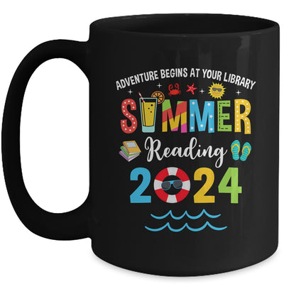 Adventure Begins At Your Library Summer Reading Program 2024 Mug | teecentury