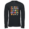 Advocate Support Empower Groovy Social Worker Graduation MSW Shirt & Hoodie | teecentury