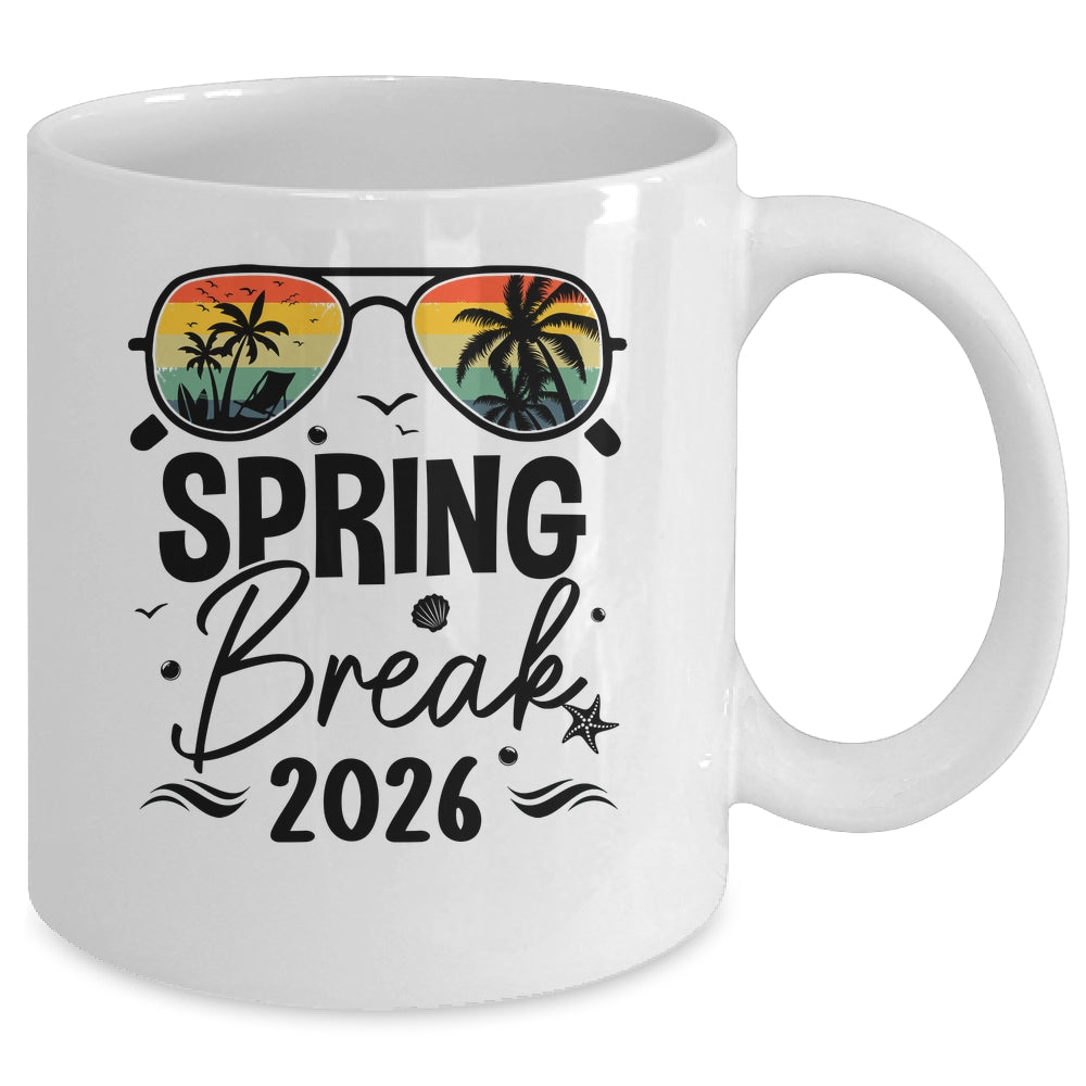 Aesthetic 2026 Spring Break Friends Family Matching Graphic Mug | teecentury