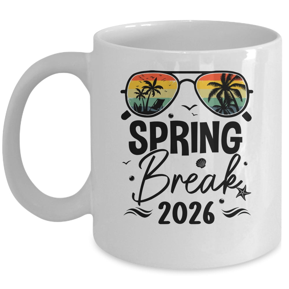 Aesthetic 2026 Spring Break Friends Family Matching Graphic Mug | teecentury
