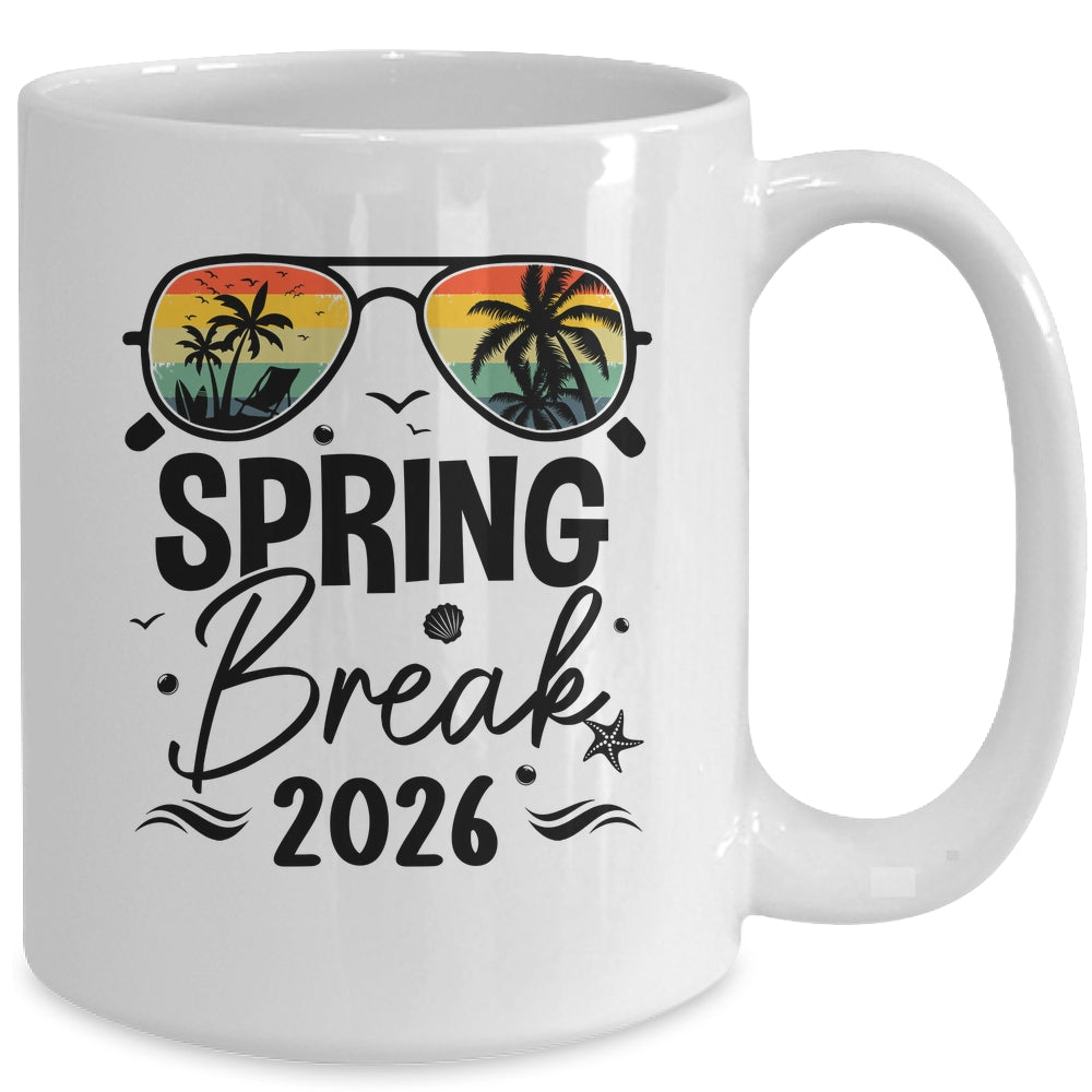 Aesthetic 2026 Spring Break Friends Family Matching Graphic Mug | teecentury
