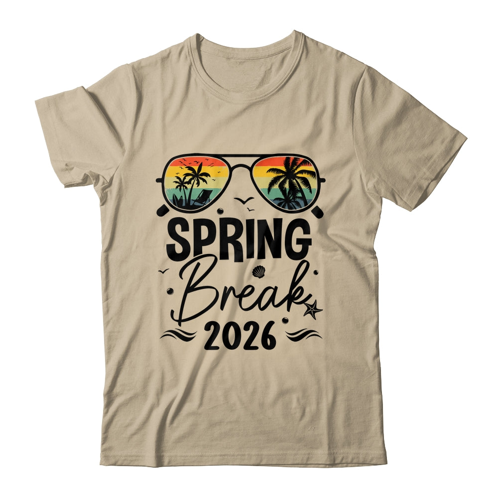 Aesthetic 2026 Spring Break Friends Family Matching Graphic Shirt & Tank Top | teecentury