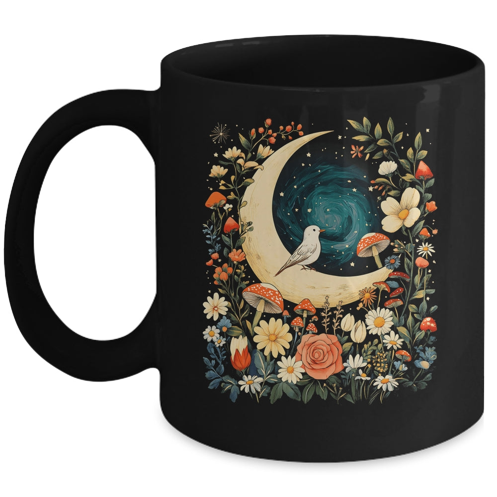 Aesthetic Goblincore And Dark Cottagecore Fairycore Mushroom Mug | teecentury