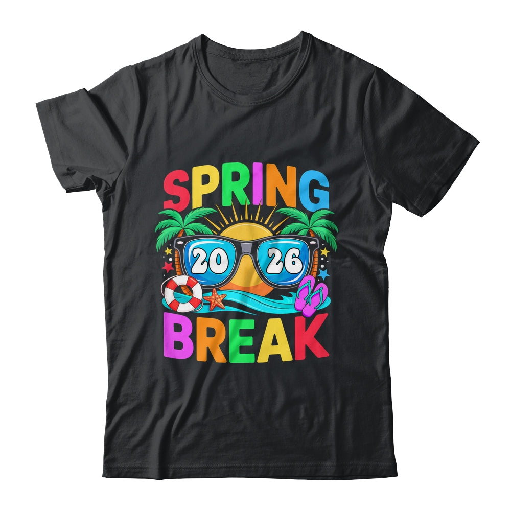 Aesthetic Spring Break 2026 Family Vacation Squad Graphic Shirt & Tank Top | teecentury