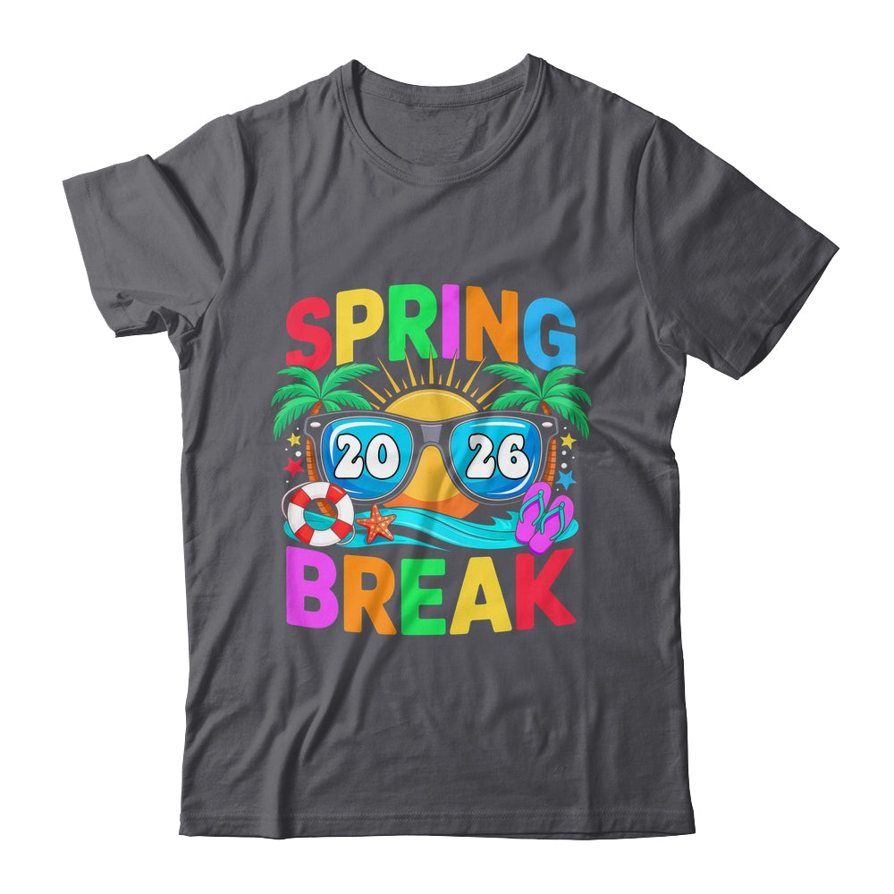 Aesthetic Spring Break 2026 Family Vacation Squad Graphic Shirt & Tank Top | teecentury