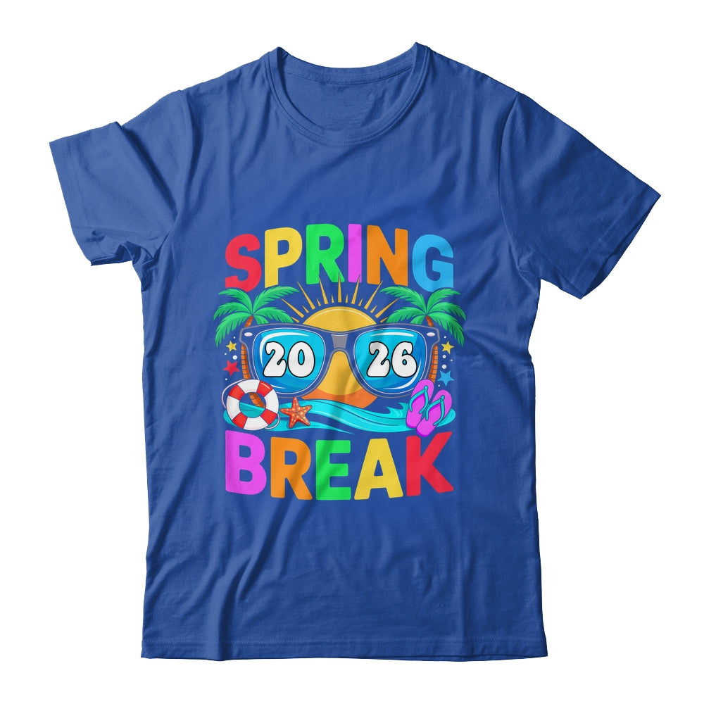 Aesthetic Spring Break 2026 Family Vacation Squad Graphic Shirt & Tank Top | teecentury