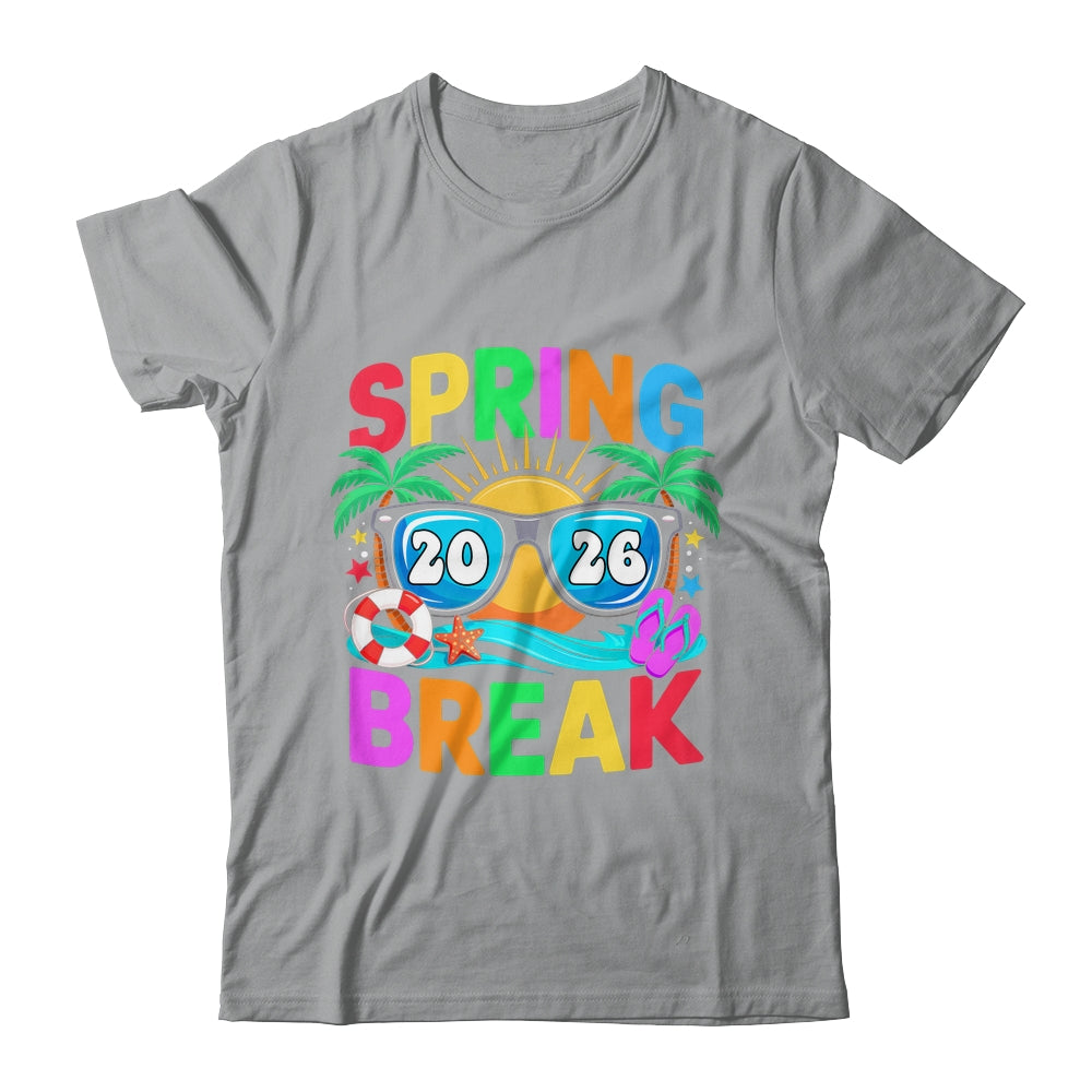 Aesthetic Spring Break 2026 Family Vacation Squad Graphic Shirt & Tank Top | teecentury