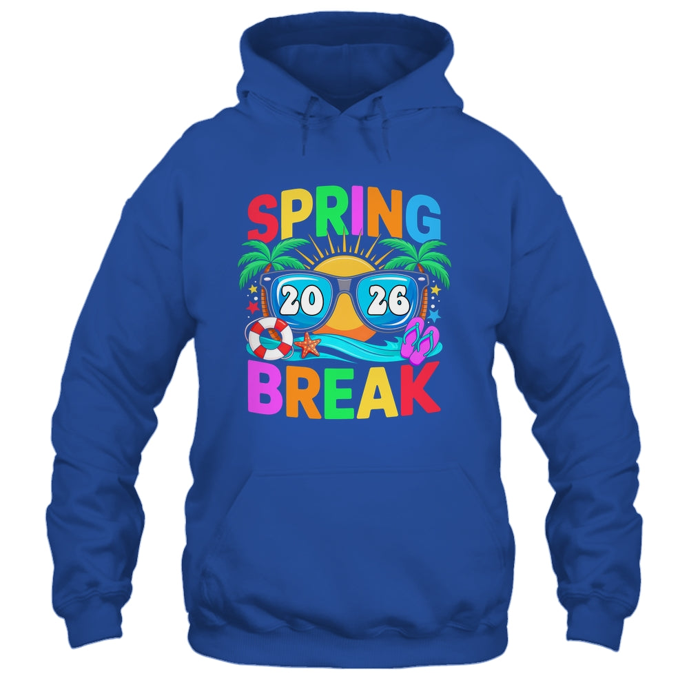 Aesthetic Spring Break 2026 Family Vacation Squad Graphic Shirt & Tank Top | teecentury