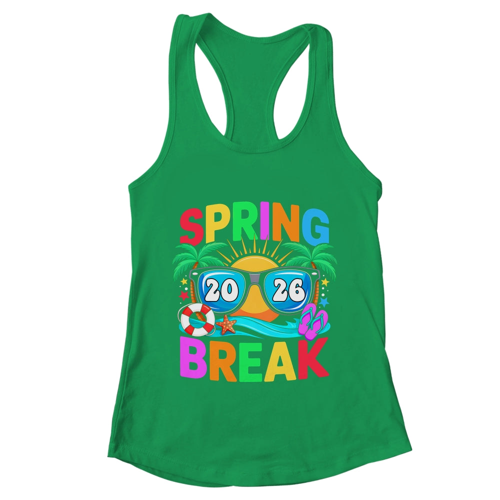 Aesthetic Spring Break 2026 Family Vacation Squad Graphic Shirt & Tank Top | teecentury