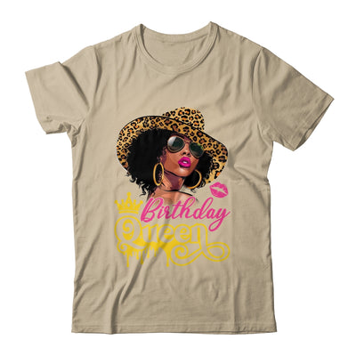 African American Afro Black Women It's My Birthday Queen Shirt & Tank Top | teecentury