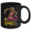 African American Afro Black Women It's My Birthday Queen Mug | teecentury