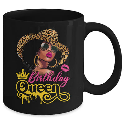 African American Afro Black Women It's My Birthday Queen Mug | teecentury
