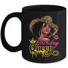 African American Afro Black Women It's My Birthday Queen Mug | teecentury