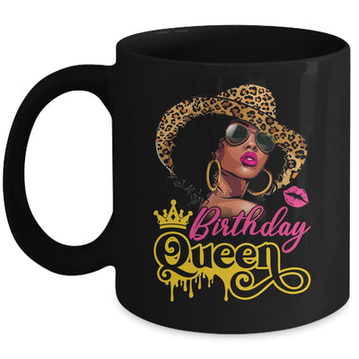 African American Afro Black Women It's My Birthday Queen Mug | teecentury