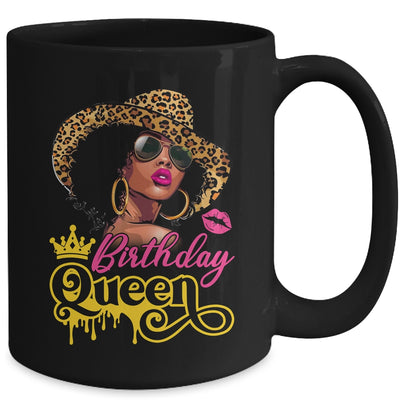 African American Afro Black Women It's My Birthday Queen Mug | teecentury