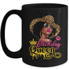 African American Afro Black Women It's My Birthday Queen Mug | teecentury