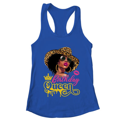 African American Afro Black Women It's My Birthday Queen Shirt & Tank Top | teecentury