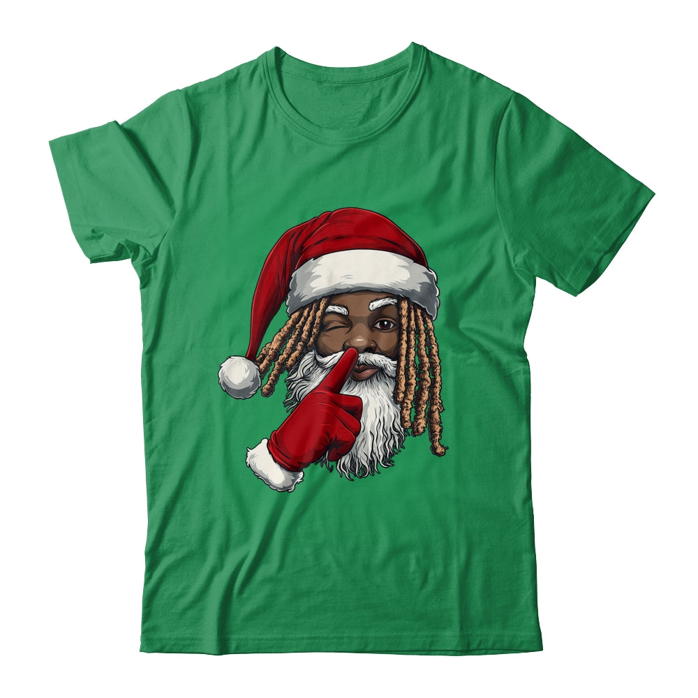 African American Afro Santa Claus Christmas Party Decor Shirt & Sweatshirt | teecentury