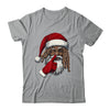 African American Afro Santa Claus Christmas Party Decor Shirt & Sweatshirt | teecentury