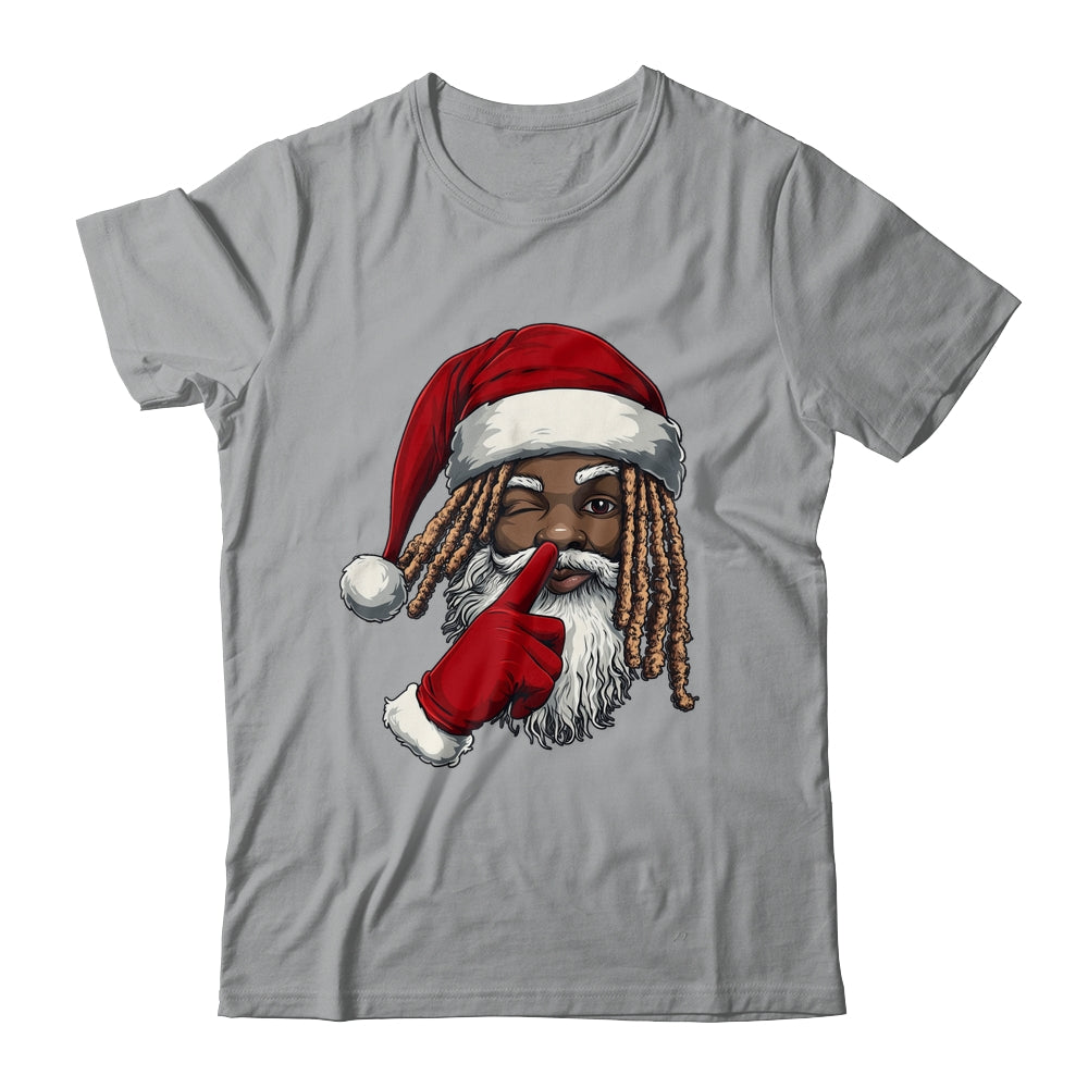 African American Afro Santa Claus Christmas Party Decor Shirt & Sweatshirt | teecentury