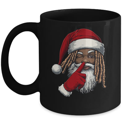 African American Afro Santa Claus Christmas Party Decor Mug | teecentury