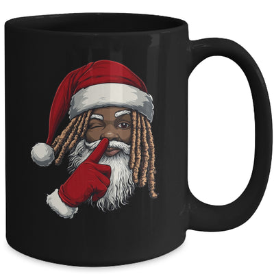 African American Afro Santa Claus Christmas Party Decor Mug | teecentury