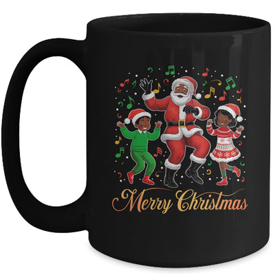 African American Christmas Family Santa Merry Christmas Mug | teecentury