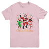 African American Christmas Family Santa Merry Christmas Youth Shirt | teecentury