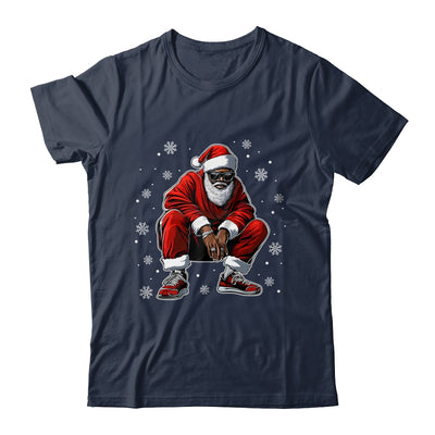 African American Christmas Xmas Afro Santa Claus Men Shirt & Sweatshirt | teecentury