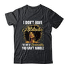 African American Melanin Queen Black Girl Magic Afro Shirt & Tank Top | teecentury