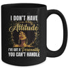 African American Melanin Queen Black Girl Magic Afro Mug | teecentury