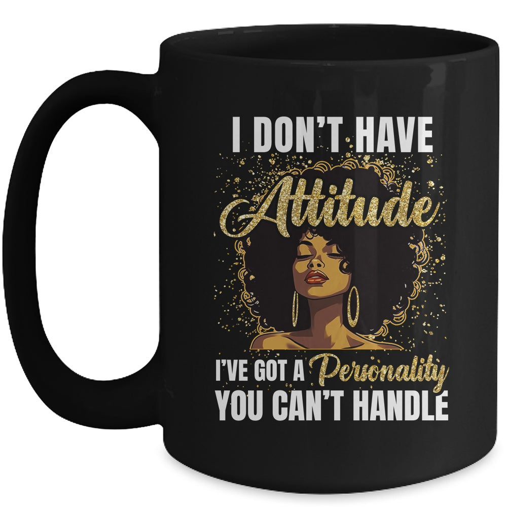 African American Melanin Queen Black Girl Magic Afro Mug | teecentury