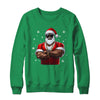 African American Santa Christmas Cool Afro Black X-Mas Shirt & Sweatshirt | teecentury