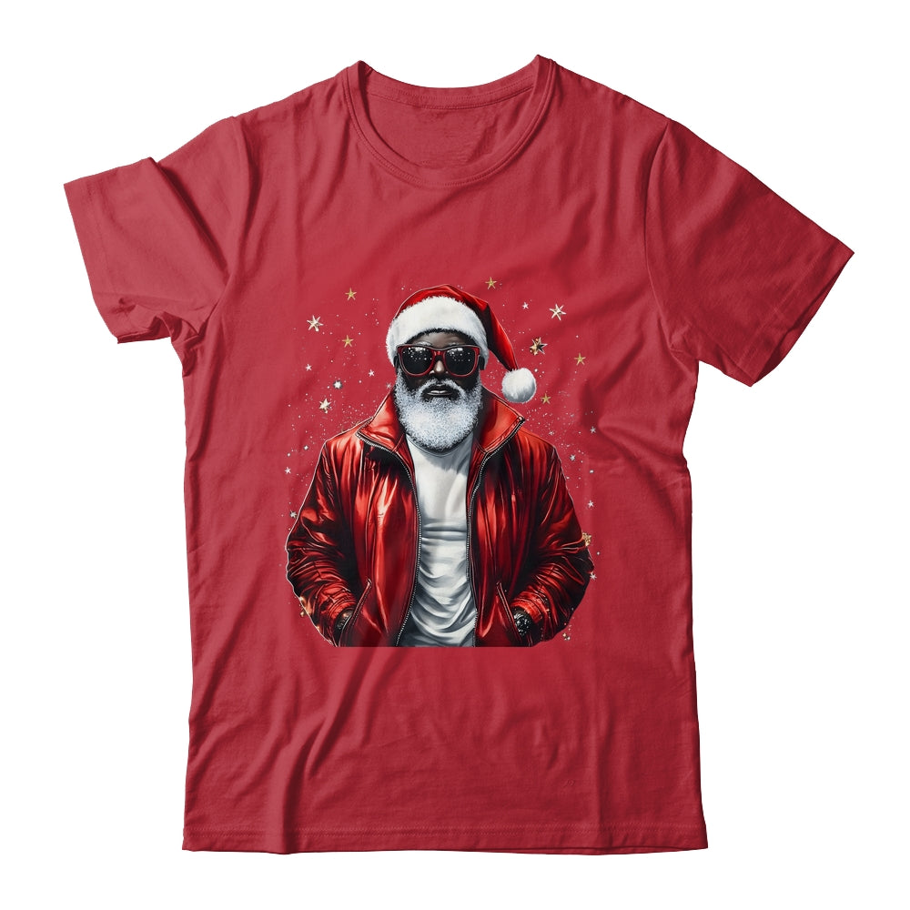 African American Santa Christmas Cool Black X-Mas Men Shirt & Sweatshirt | teecentury