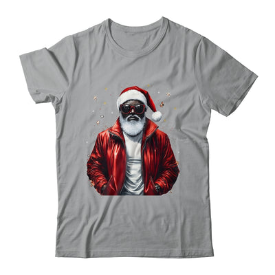 African American Santa Christmas Cool Black X-Mas Men Shirt & Sweatshirt | teecentury