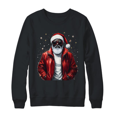 African American Santa Christmas Cool Black X-Mas Men Shirt & Sweatshirt | teecentury